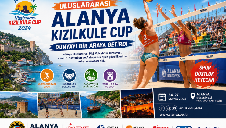 ULUSLARARASI ALANYA KIZILKULE CUP DÜNYAYI BİR ARAYA GETİRDİ