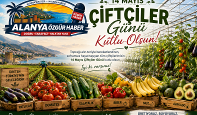 14 Mayıs Çiftçiler Günü’nde tarlada, serada alın teri döken tüm üreticilerimizin günü kutlu olsun.