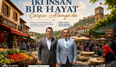 Alanya Kaymakamı Öztürk “İki İnsan Bir Hayat Hayır Çarşısı” etkinliğine katıldı