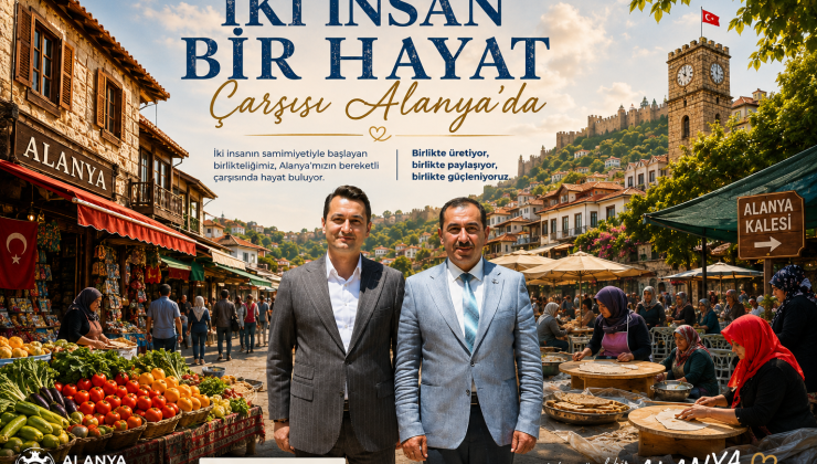 Alanya Kaymakamı Öztürk “İki İnsan Bir Hayat Hayır Çarşısı” etkinliğine katıldı