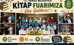 Honaz’ın ilk kitap fuarı  Denizli’nin Honaz ilçesinde birincisi düzenlenen kitap fuarı yoğun ilgi gördü.