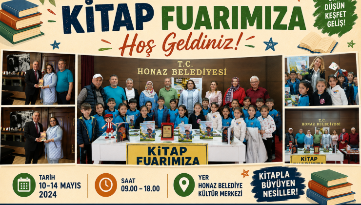 Honaz’ın ilk kitap fuarı  Denizli’nin Honaz ilçesinde birincisi düzenlenen kitap fuarı yoğun ilgi gördü.