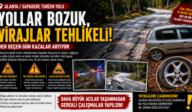 Sapadere Yolunda Tehlike Büyüyor: Vatandaşlar İsyanda!