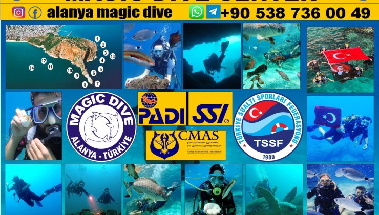Alanya’nın Sualtı Dünyasında Keşif Zamanı: Magic Dive Sezona Hazır!