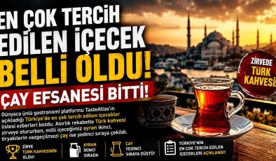 EN ÇOK TERCİH EDİLEN İÇECEK BELLİ OLDU! ÇAY EFSANESİ BİTTİ Mİ?