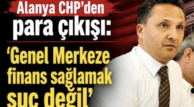 Alanya siyasetinde gündem yaratacak açıklama CHP’li isimler üzerinden yeniden tartışma konusu oldu.