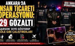 Ankara’da İnsan Ticareti Operasyonu: 29 Gözaltı