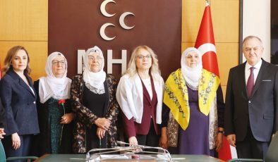 Barış Anneleri’nden MHP’ye ziyaret