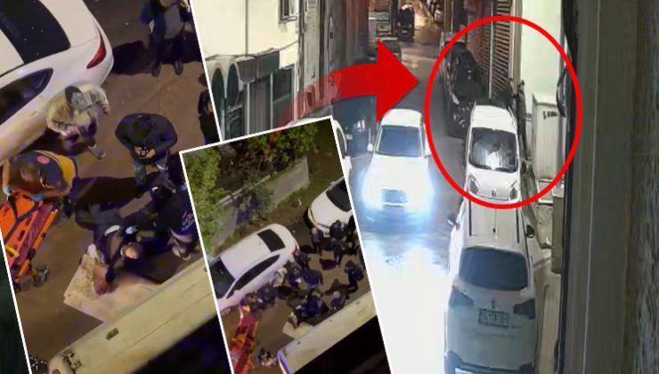 Husumetlisini ara sokağa götürüp vurdu… Saldırı kamerada