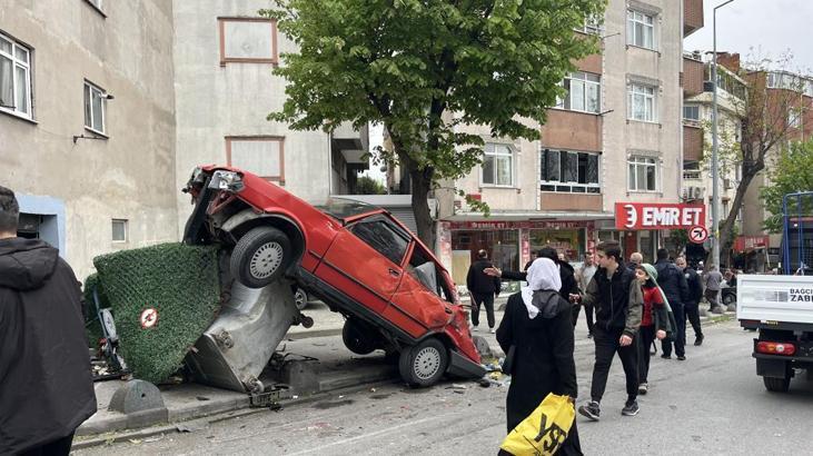 İstanbul Bağcılar’da feci kaza! Freni boşalan kamyon dehşet saçtı