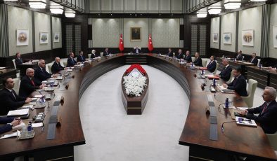 Kabine, Cumhurbaşkanı Erdoğan başkanlığında toplanıyor