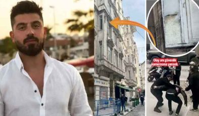 Ölüm teğet geçti… 3. kattan başına cam düştü