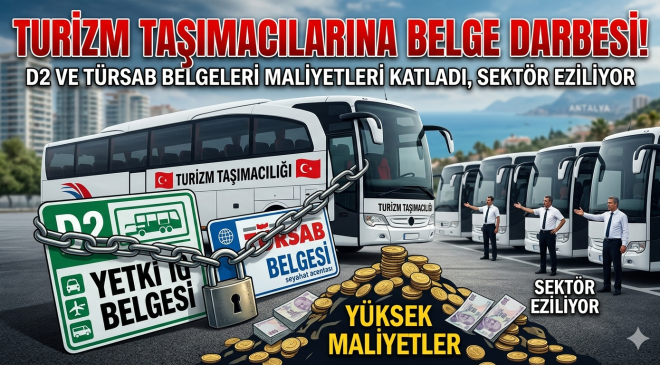 Turizm Taşımacılığında Belge Krizi: Sektör Maliyetlerin Altında Eziliyor!