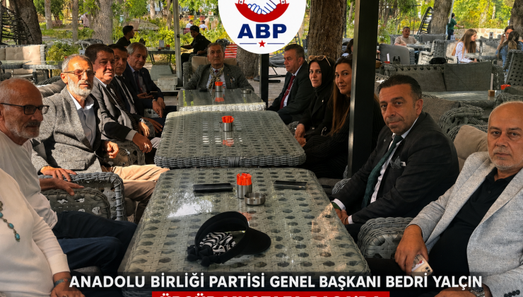 Anadolu Birliği Partisi Genel Başkanı Bedri Yalçın’dan Mustafa Paşa’ya Destek Ziyareti