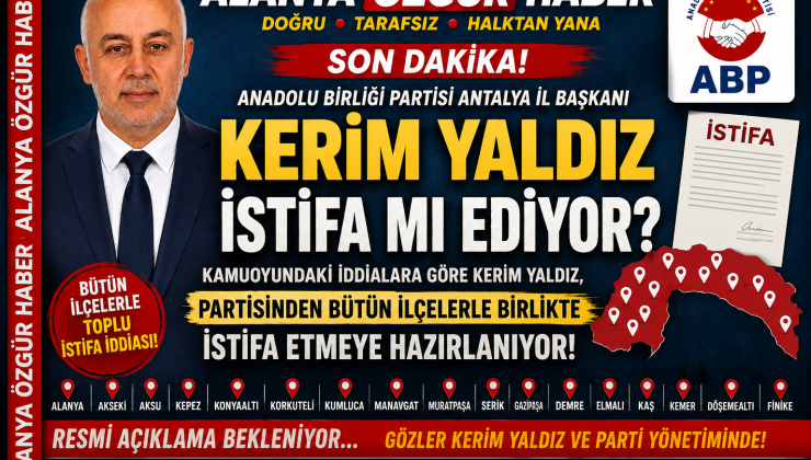 ABP ANTALYA’DA TOPLU İSTİFA İDDİASI