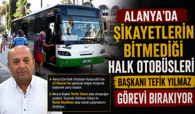 Alanya Halk Otobüslerinde Seçim Heyecanı: Kerim Küçülmez İsmi Öne Çıkıyor