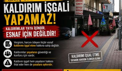 Kaldırım İşgaline “Harç” Kılıfı: Engelli Vatandaşın Hakkı İhlal Ediliyor!