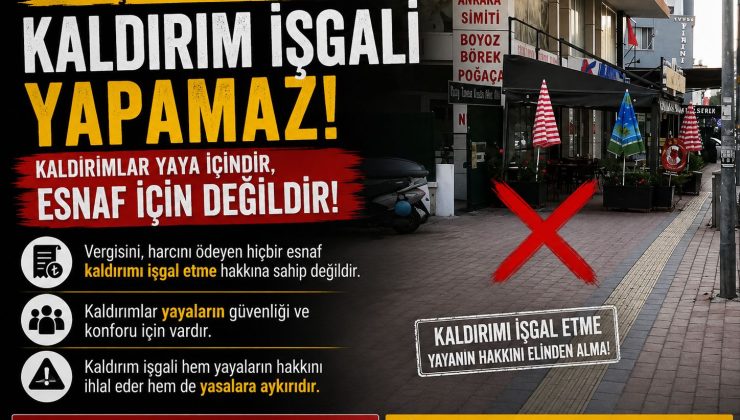 Kaldırım İşgaline “Harç” Kılıfı: Engelli Vatandaşın Hakkı İhlal Ediliyor!