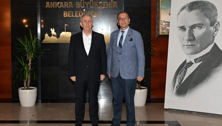 Anadolu Birliği Partisi Genel Başkanı Bedri Yalçın’dan Mansur Yavaş’a Ziyaret