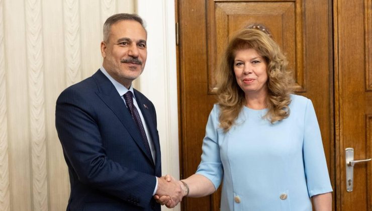 Dışişleri Bakanı Hakan Fidan, Bulgaristan Cumhurbaşkanı Yotova tarafından kabul edildi