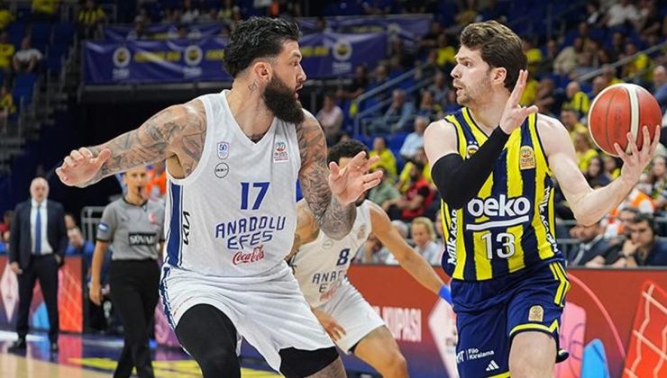 Yarı final serisinde ikinci maç: Fenerbahçe, Anadolu Efes’i konuk ediyor